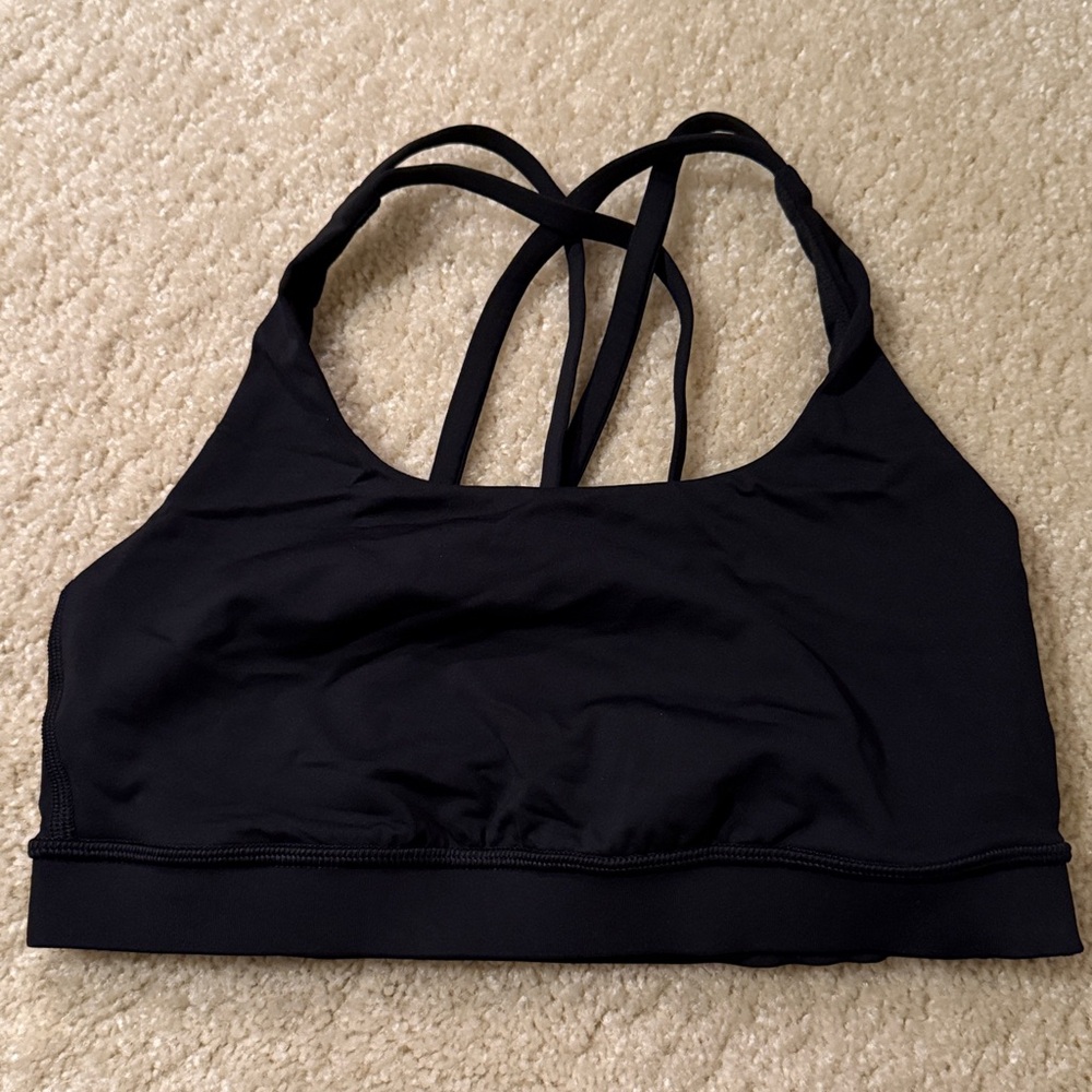 Lululemon Energy Sports Bra Black 6